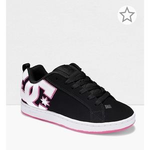 DC Court Graffik black & pink. Worn once!